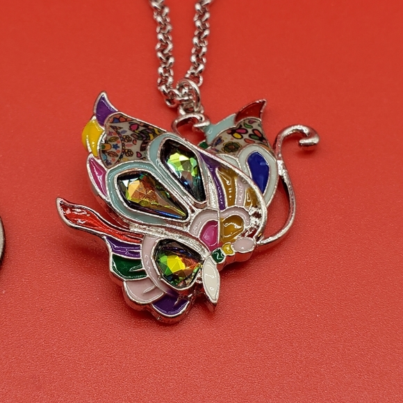 Other - 🦋Fairy Butterfly Enamel Necklace